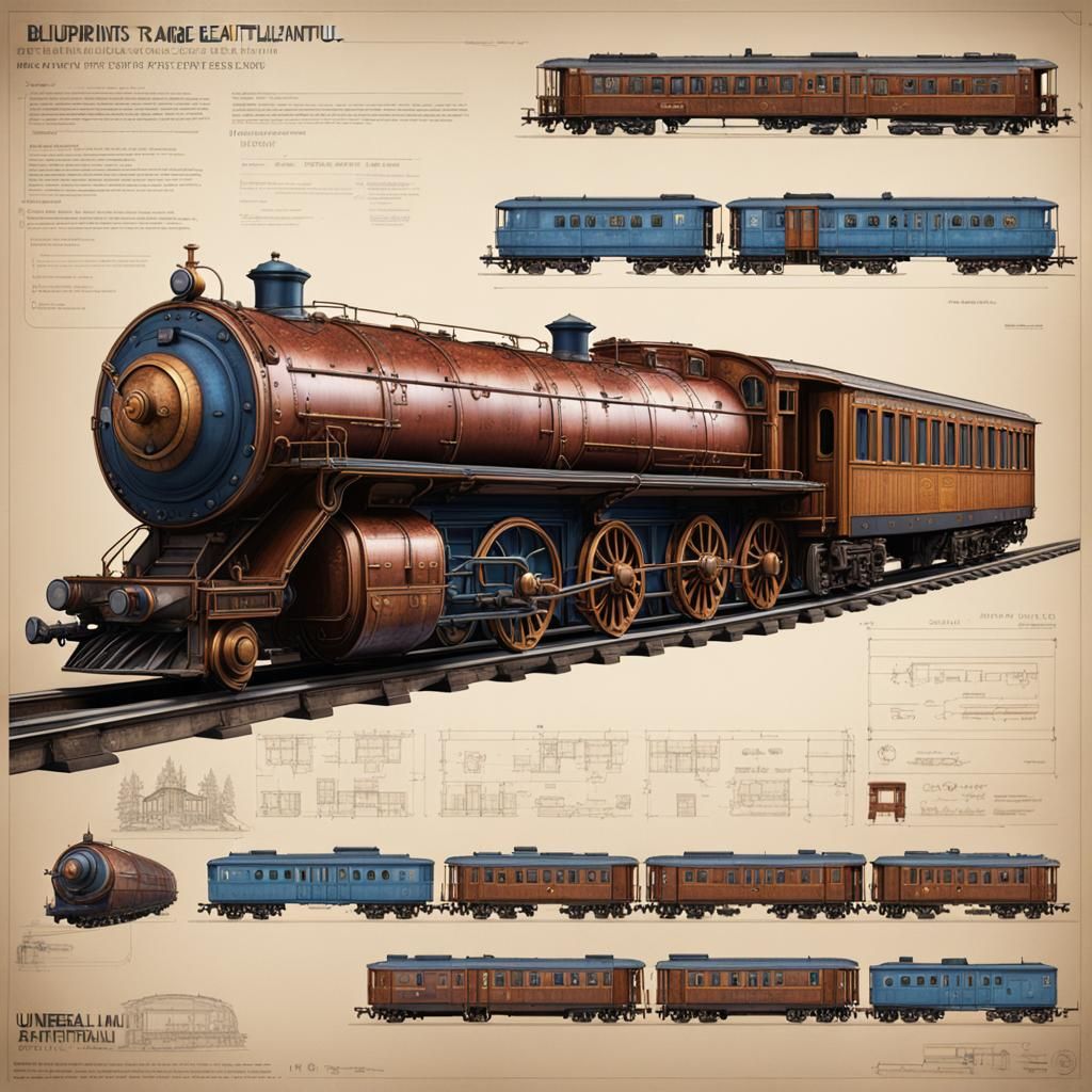 Train blueprints