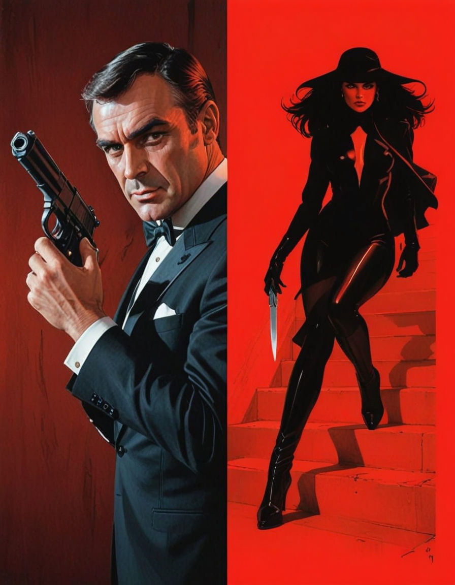 Gritty 1980s Spy Thriller: James Bond vs. Femme Fatale