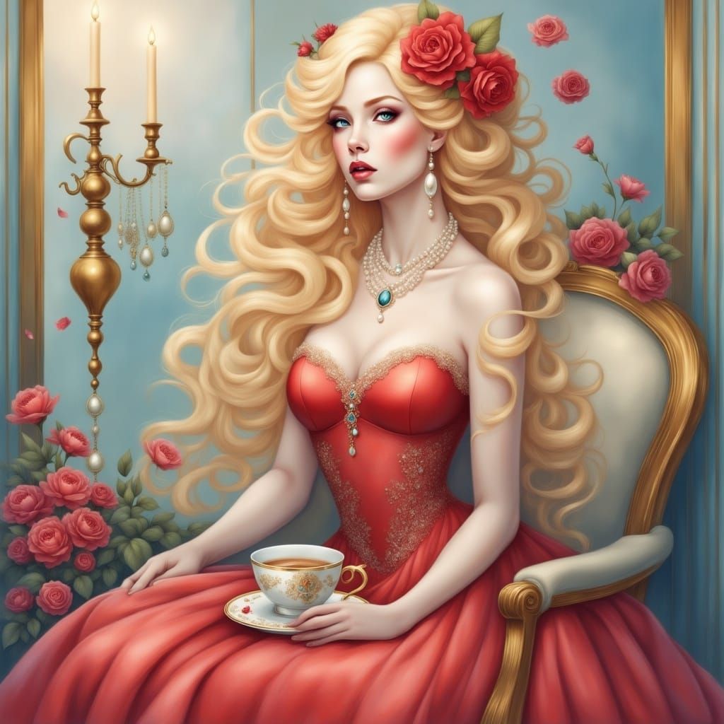 <lora:Hair adornment Flux:1.0>