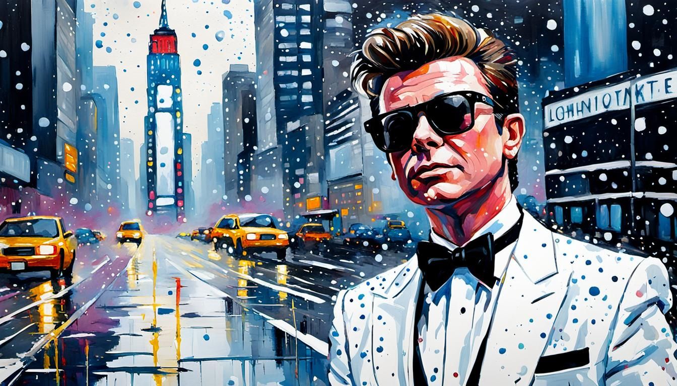 Rick Astley in Pop Art New York City