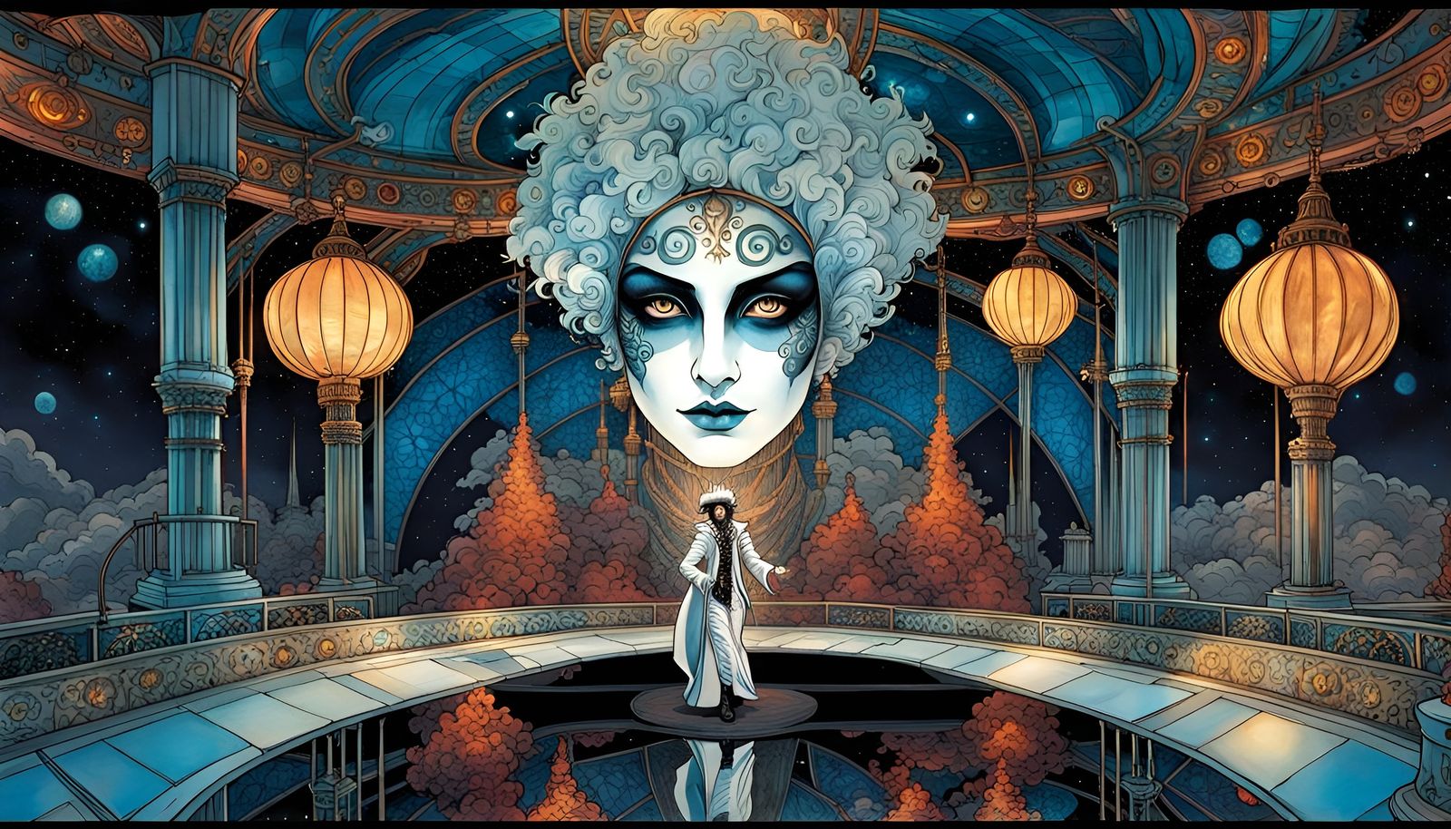 Rock n Roll Pierrot and the Glass Labyrinth