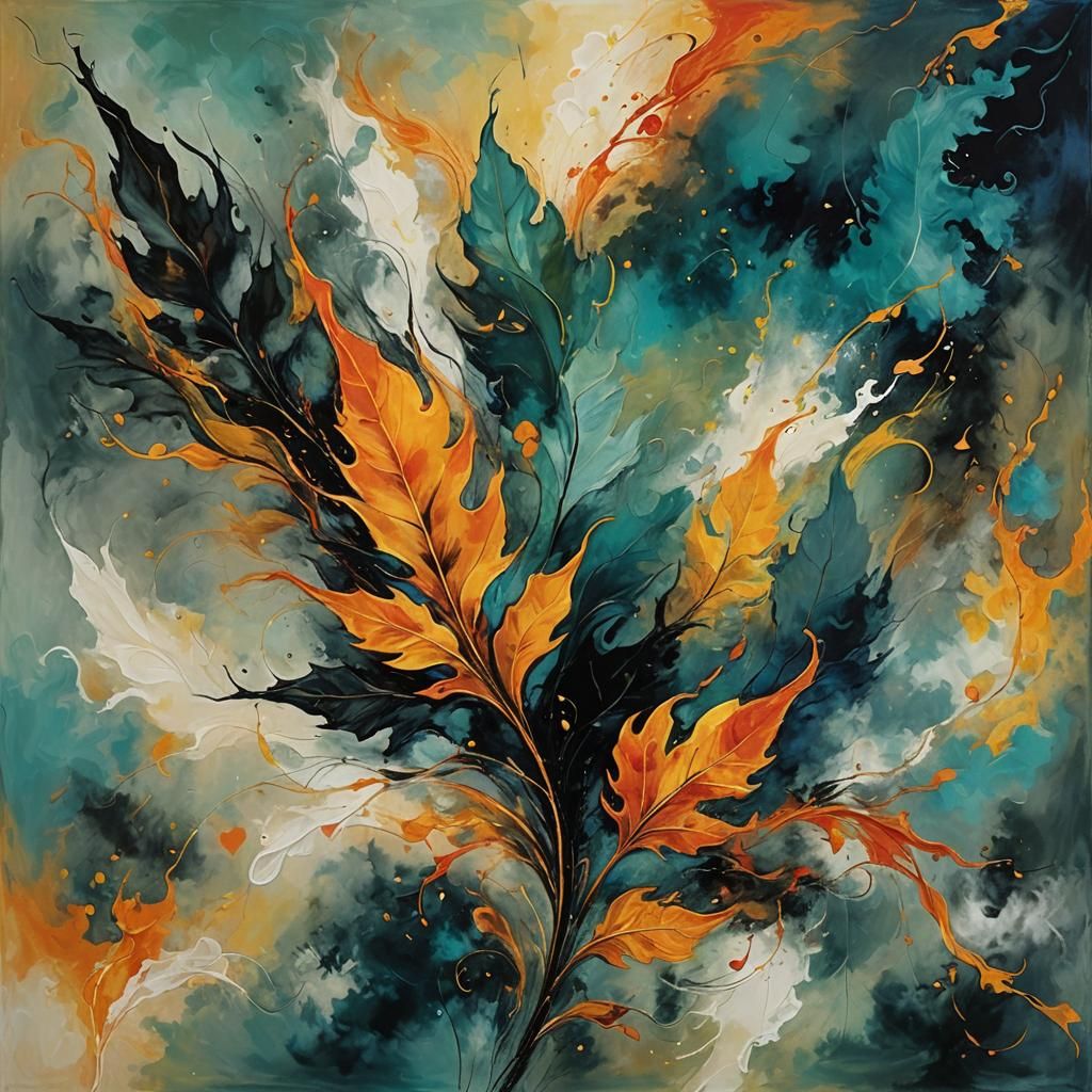 Abstract Soul Wandering in Darkness