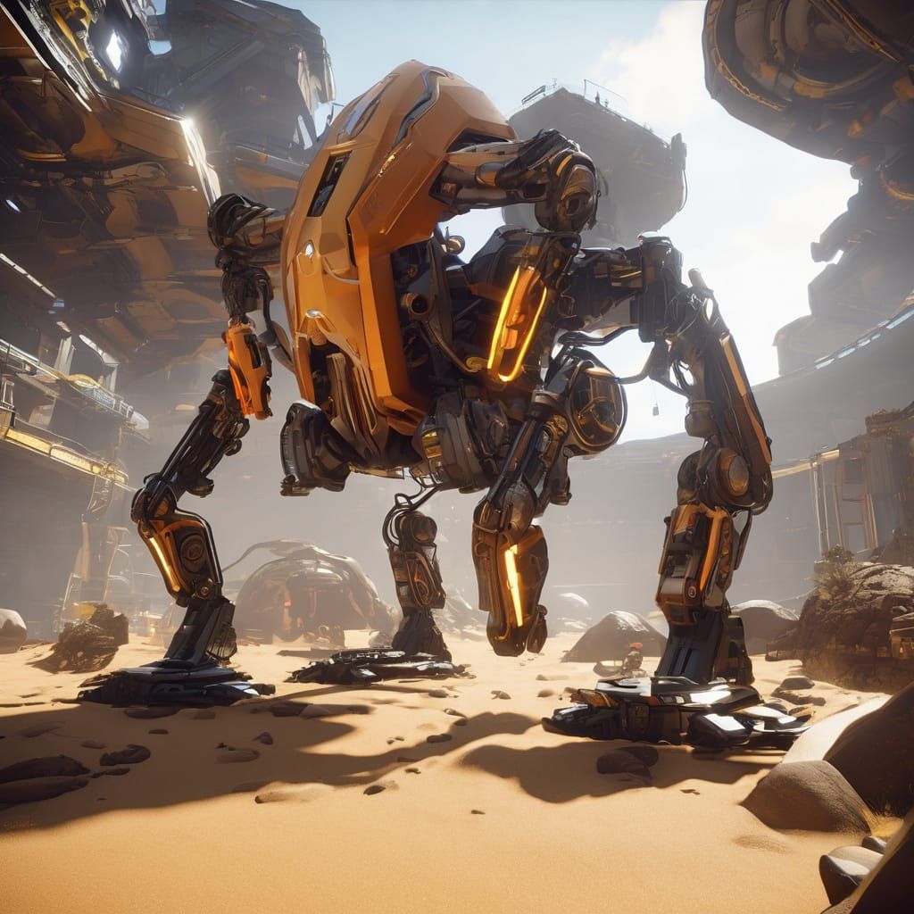 Roblox Combat Walkers: Sci-Fi Quadrupedal Robots