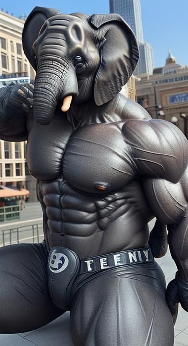 Muscular Elephant