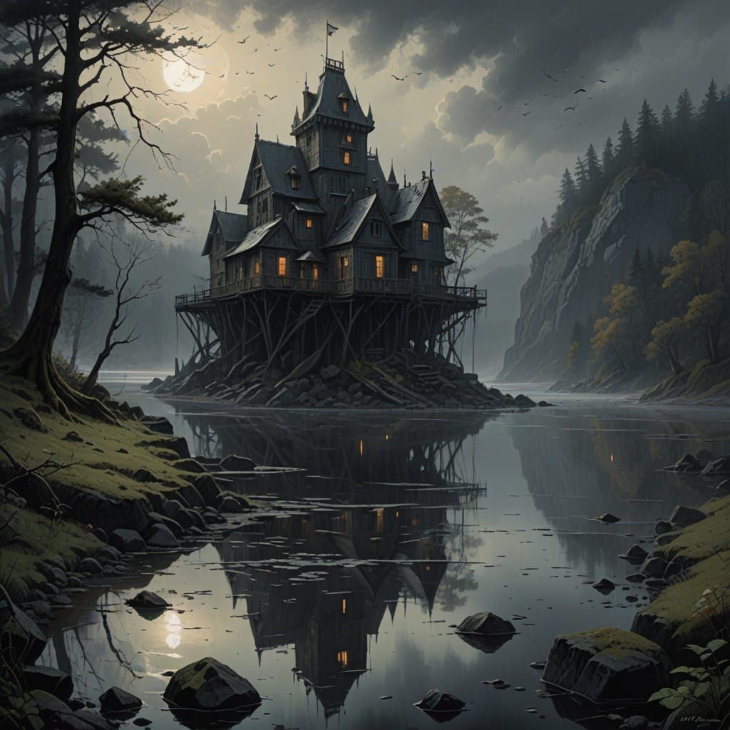 Hope Entwined in Dark Romanticism with Sinister Tones