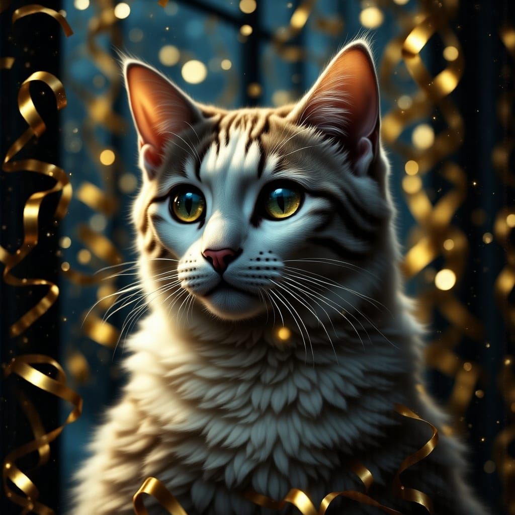 Celebrate a Feline Friend's 4th Birthday in Cinematic Style