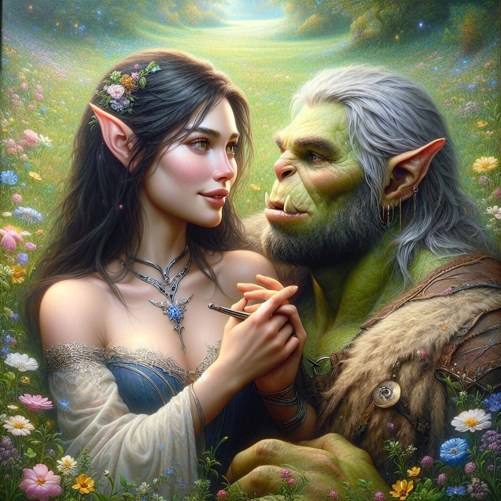 Can you make an orc blush? I can