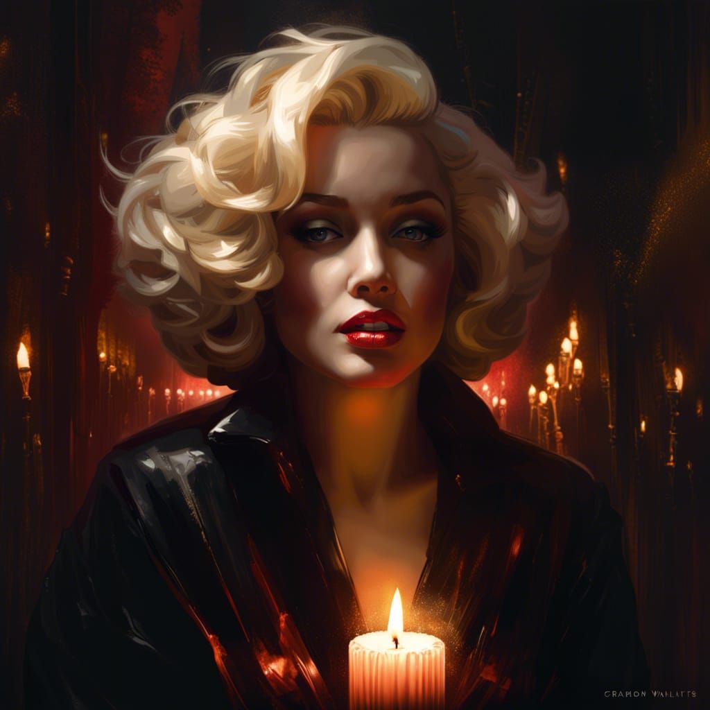 Marilyn Monroe: Candle in the Wind, Dramatic Lighting