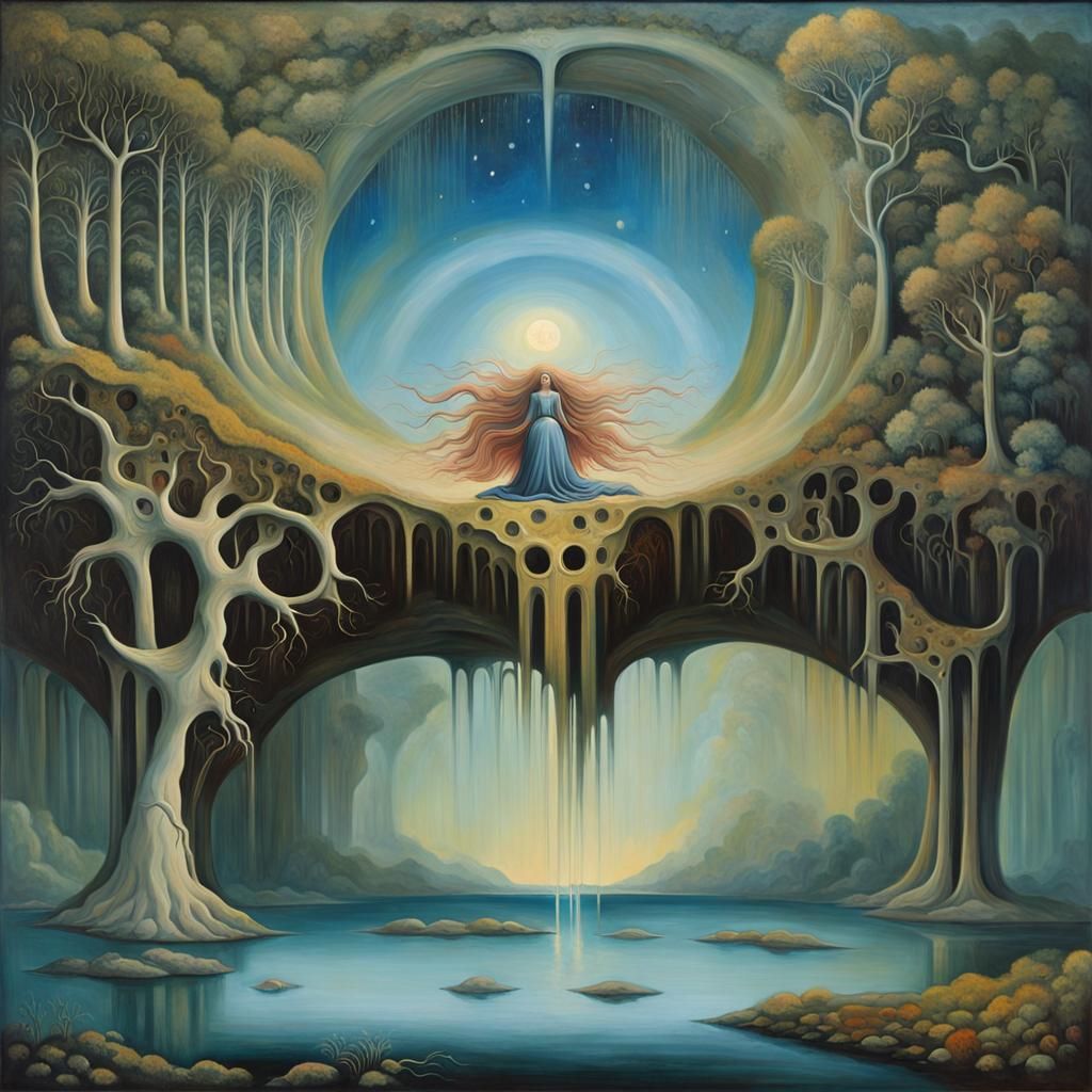 Dripping Trees Bridging Goddess