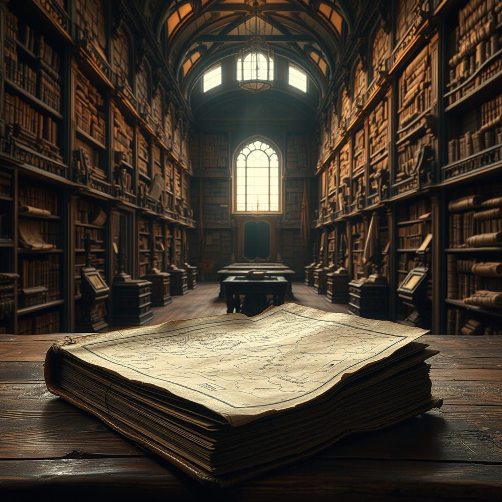 Whispers on Parchment ---- Map of Forgotten Paths