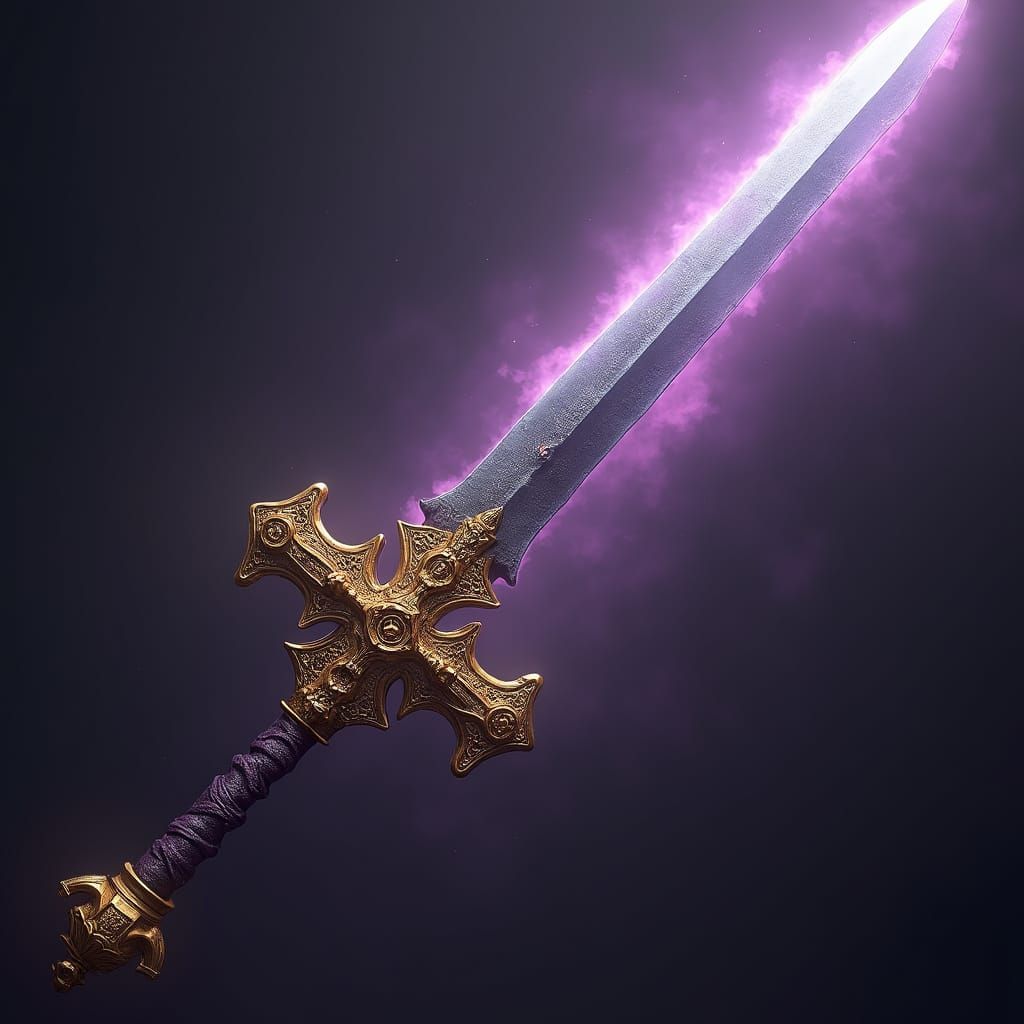 Majestic Dark Fantasy Royal Sword