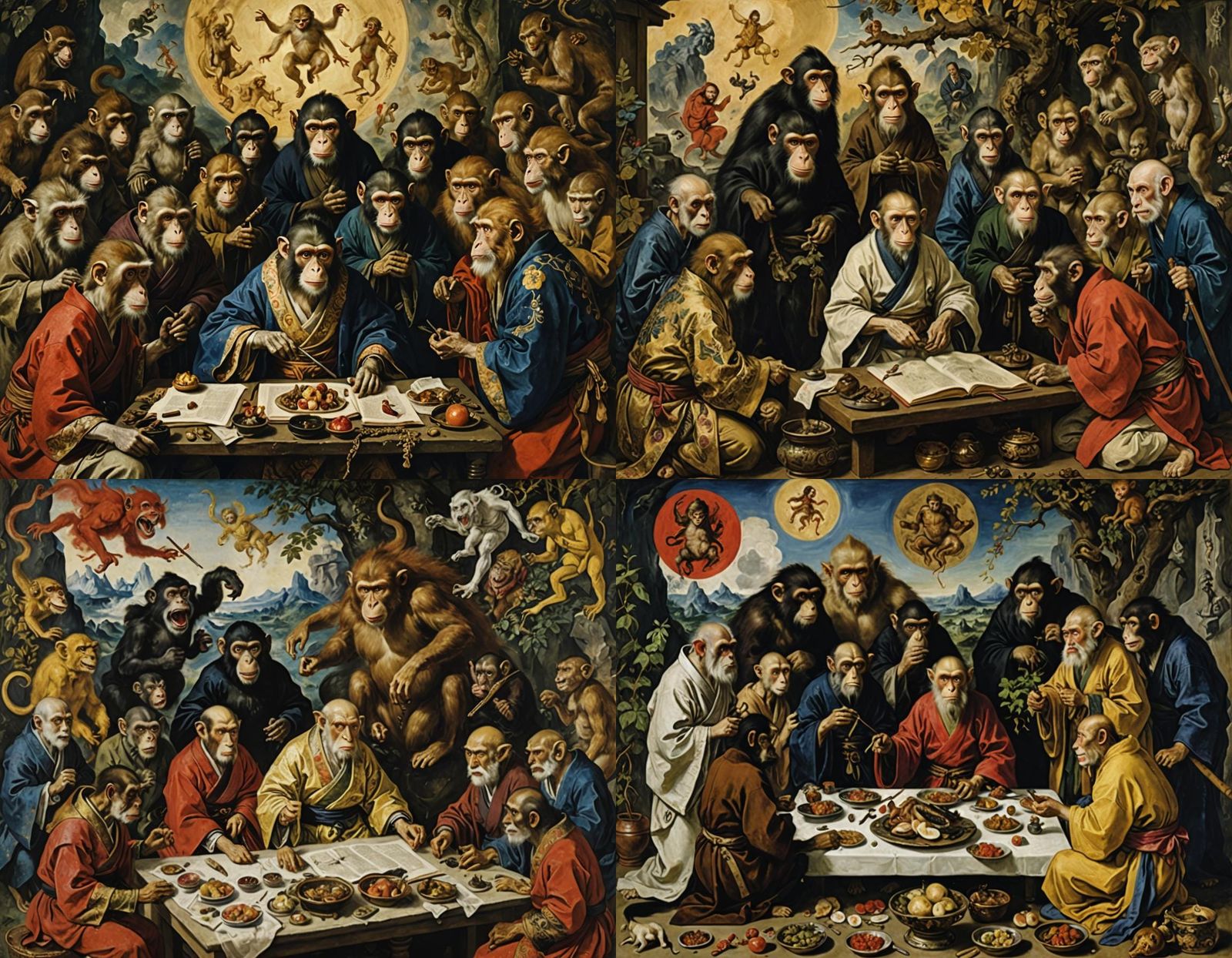 Bizarre Monkey Homunculus: A Horror Masterpiece