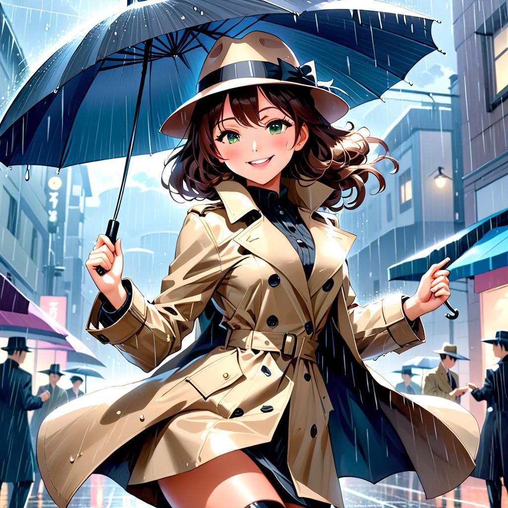 Dance under the umbrella