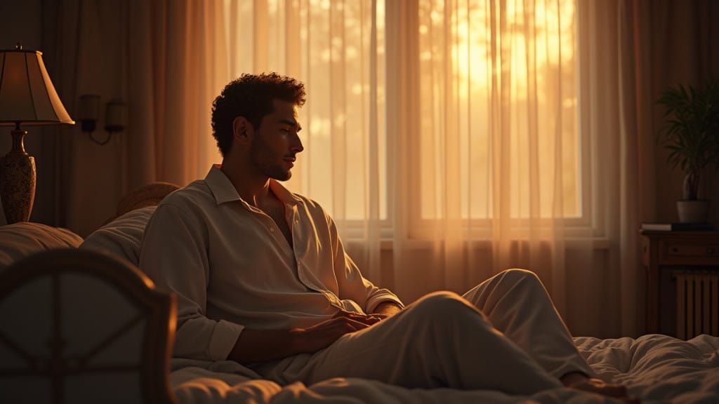 Cozy Morning Serenity in a Sleeping Household