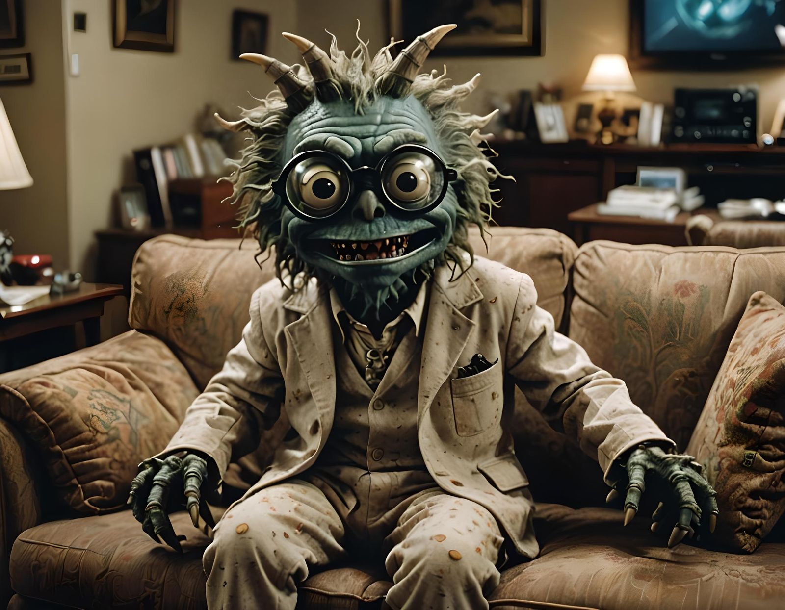 Creepy Cute Monster Doing a Trick: 1990s Sci-Fi