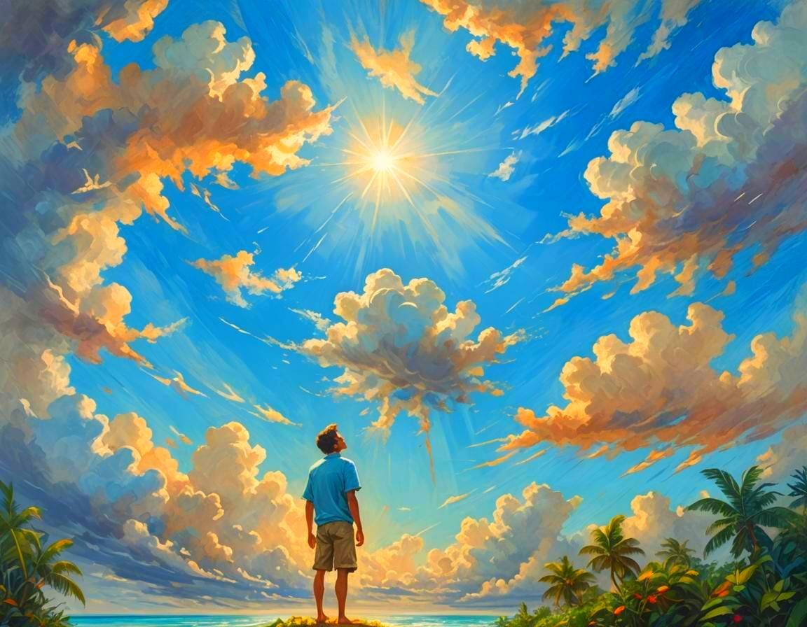 Caribbean Blue Sky Concept Art