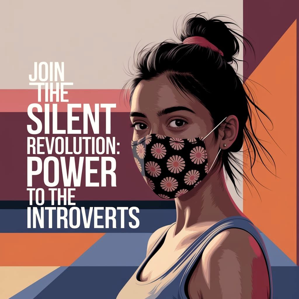 Empowered Introvert Girl Joins the Silent Revolution in Vibr...