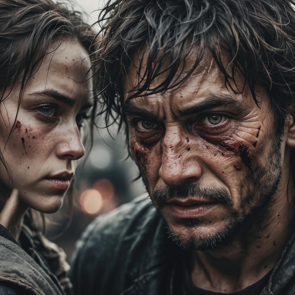 Demon Slayer Fight Scene Portrait by Lee Jeffries