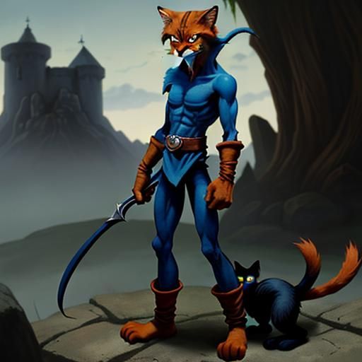 Azrael: Gargamel's scrawny, ginger cat. Azrael is fiercely l...