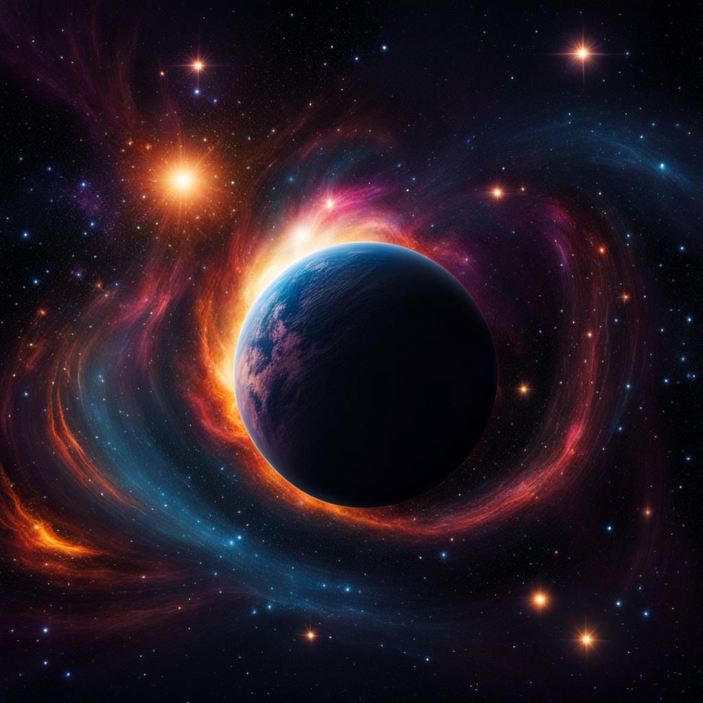 Abstract Starry Galaxy: A Fuzzy, Dreamlike Universe