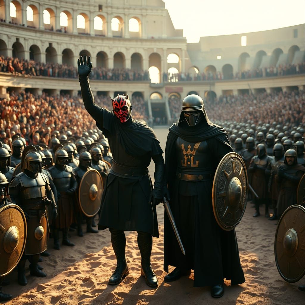 Darth Maul & Kylo Ren Victorious in Ancient Rome