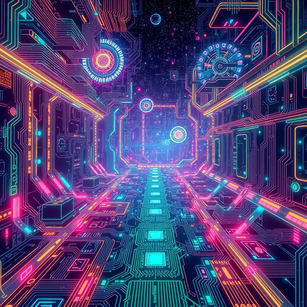 Ethereal Motherboard of the Cosmos