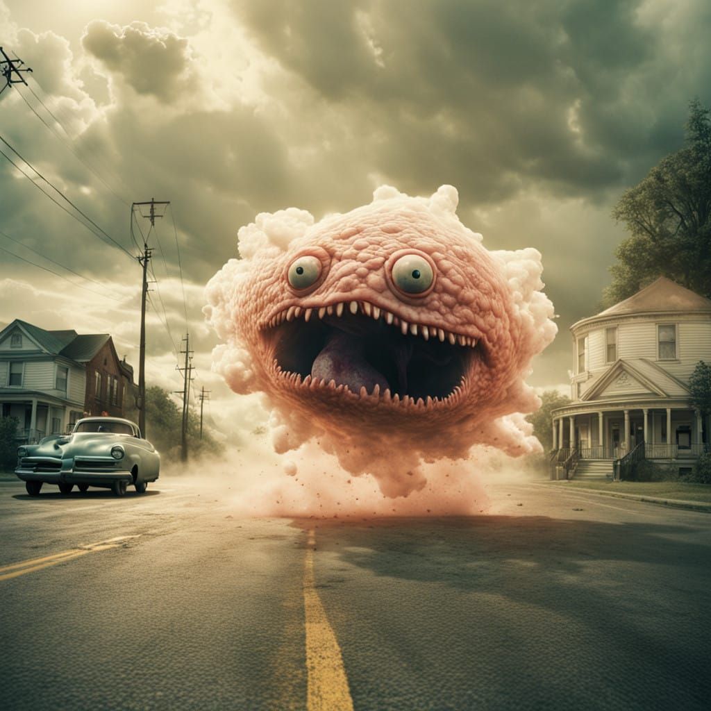 Giant Amoeba Terrorizes Small Town in Cinematic Masterpiece