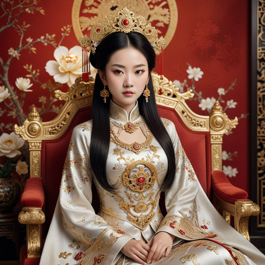 Celestial Empress in Imperial Splendor