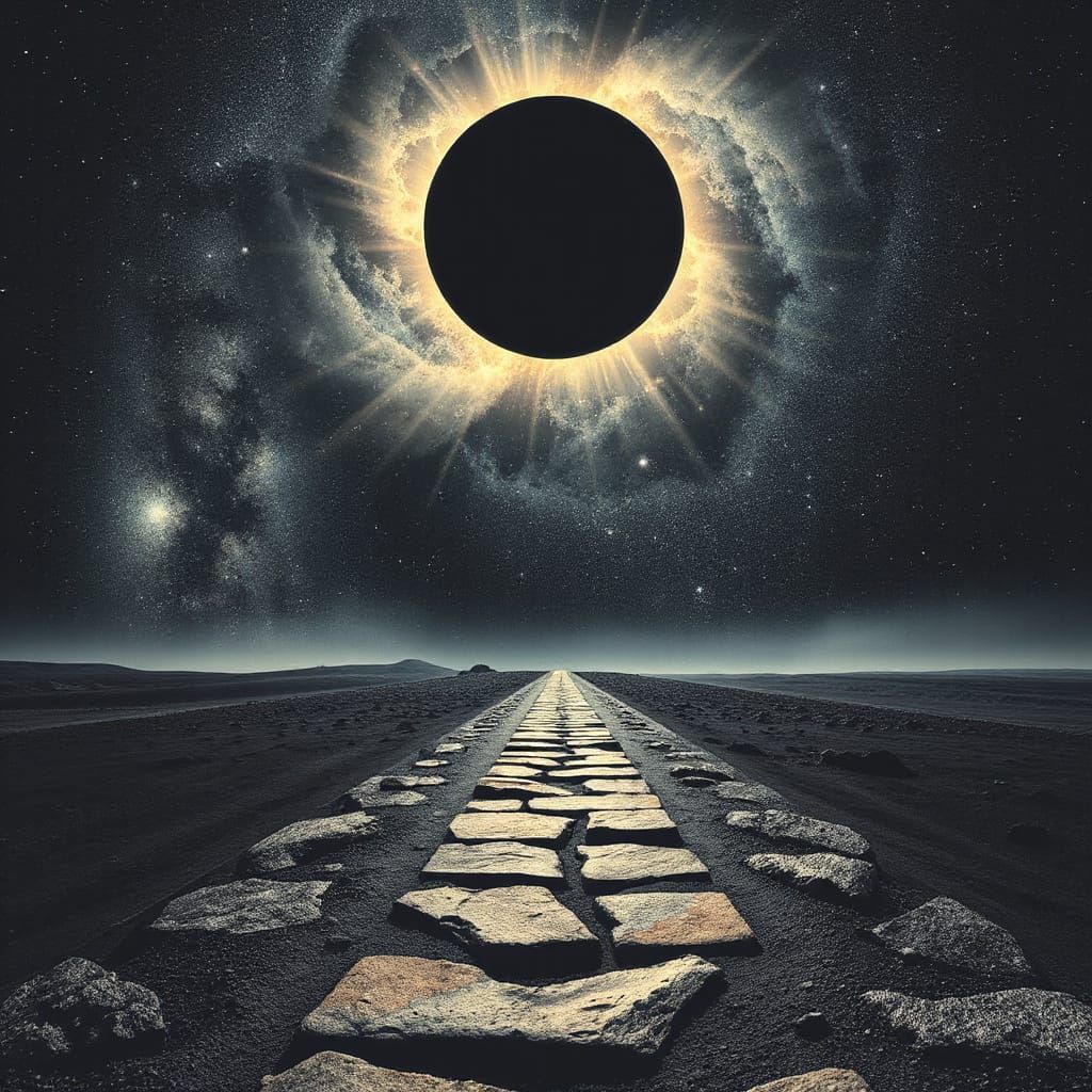 Path to Parallel Universe Under a Black Sun