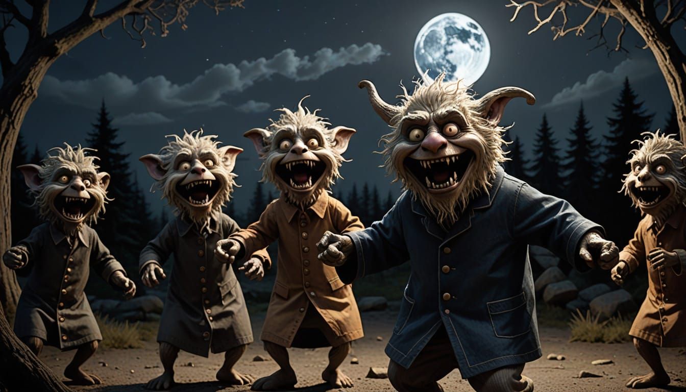 Dark Fantasy Creatures of the Quirkley Illuminates