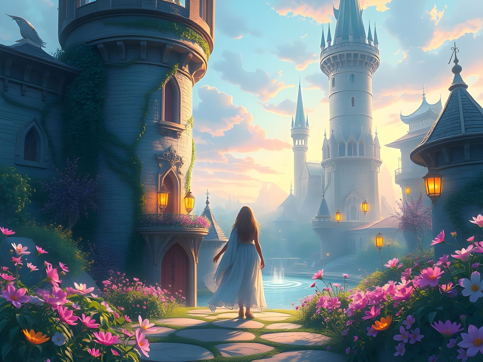 Dreamer's Paradise in Pastel Hues