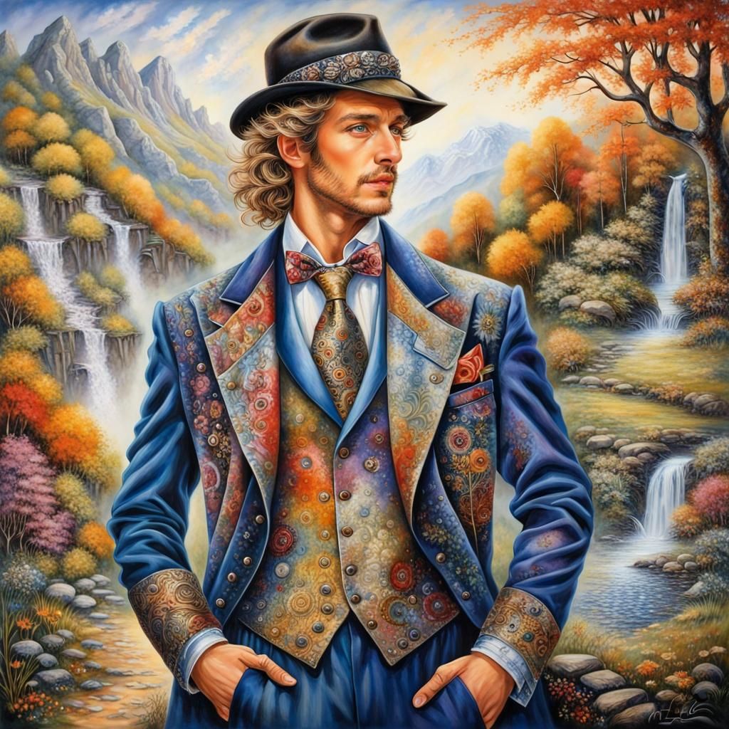 very handsome English man