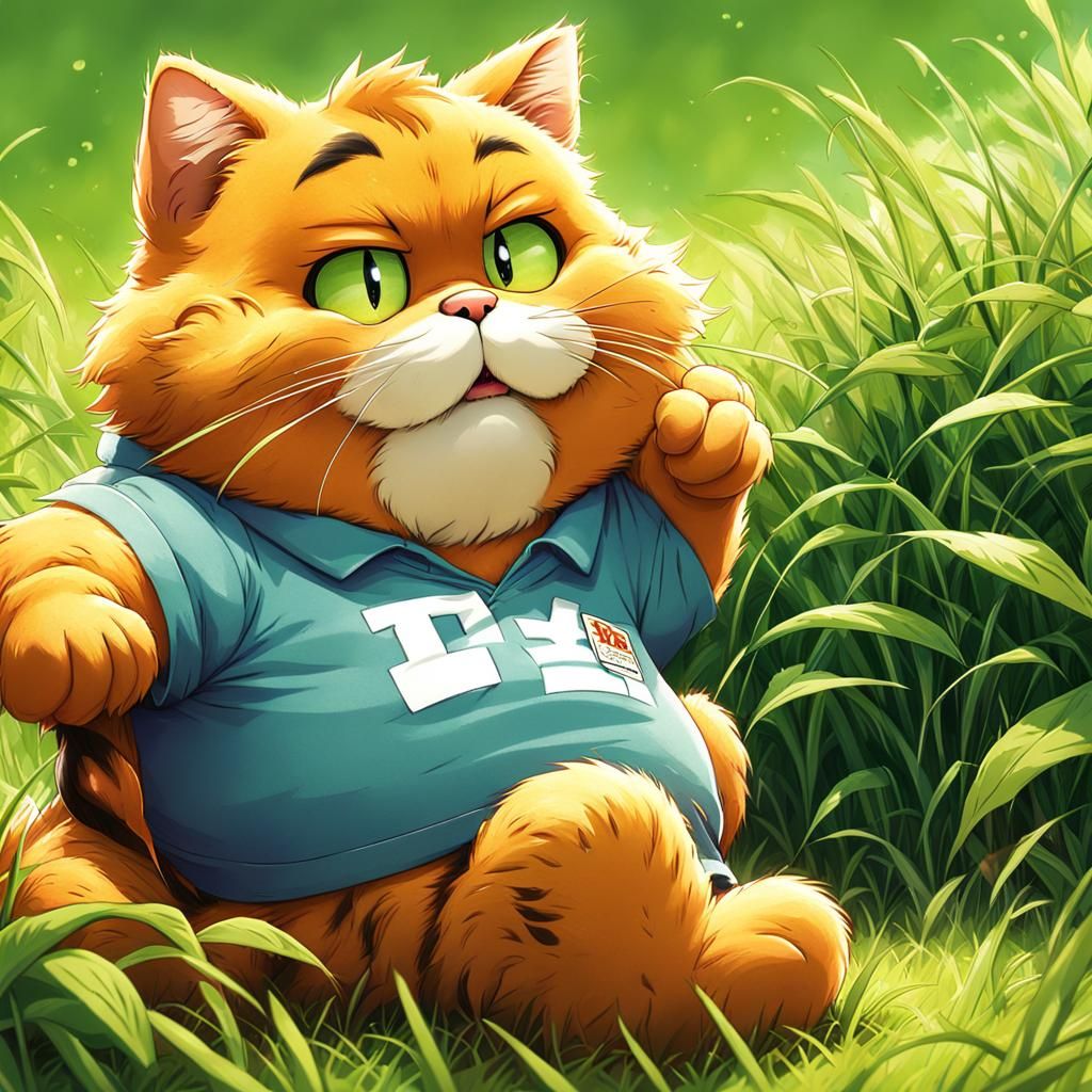 a naughty obesity cat