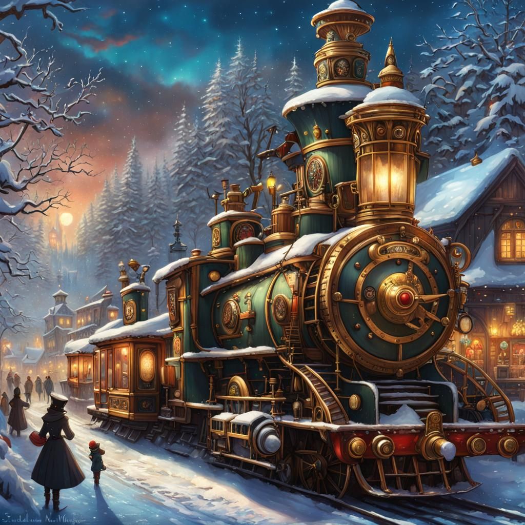 Steampunk Polar Express