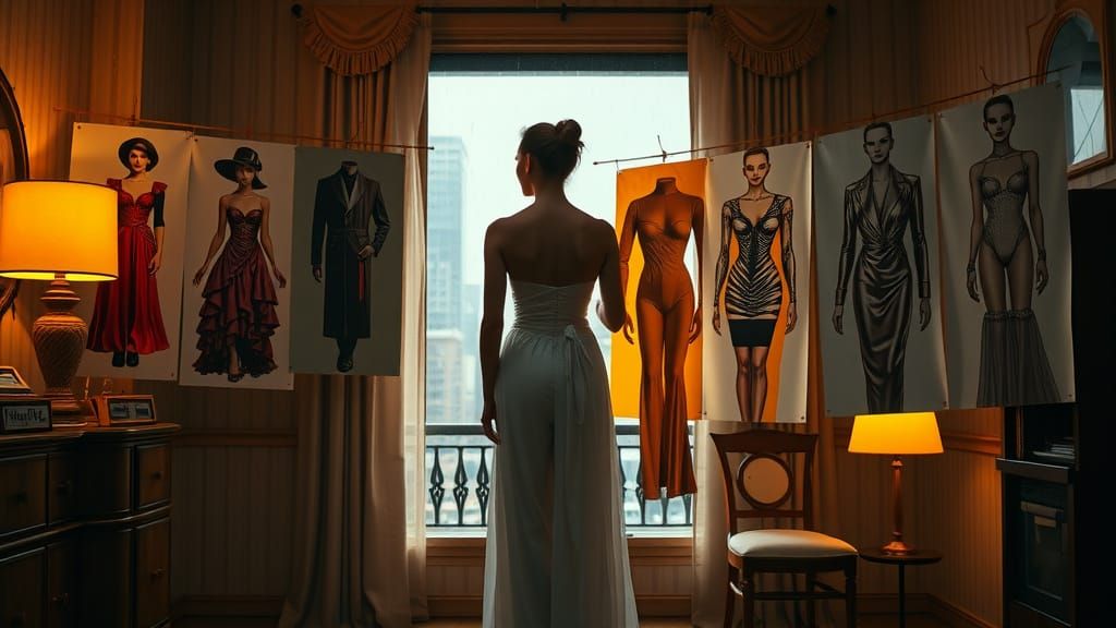 Hyperhuman Synth Chooses Identity in Retro Atelier