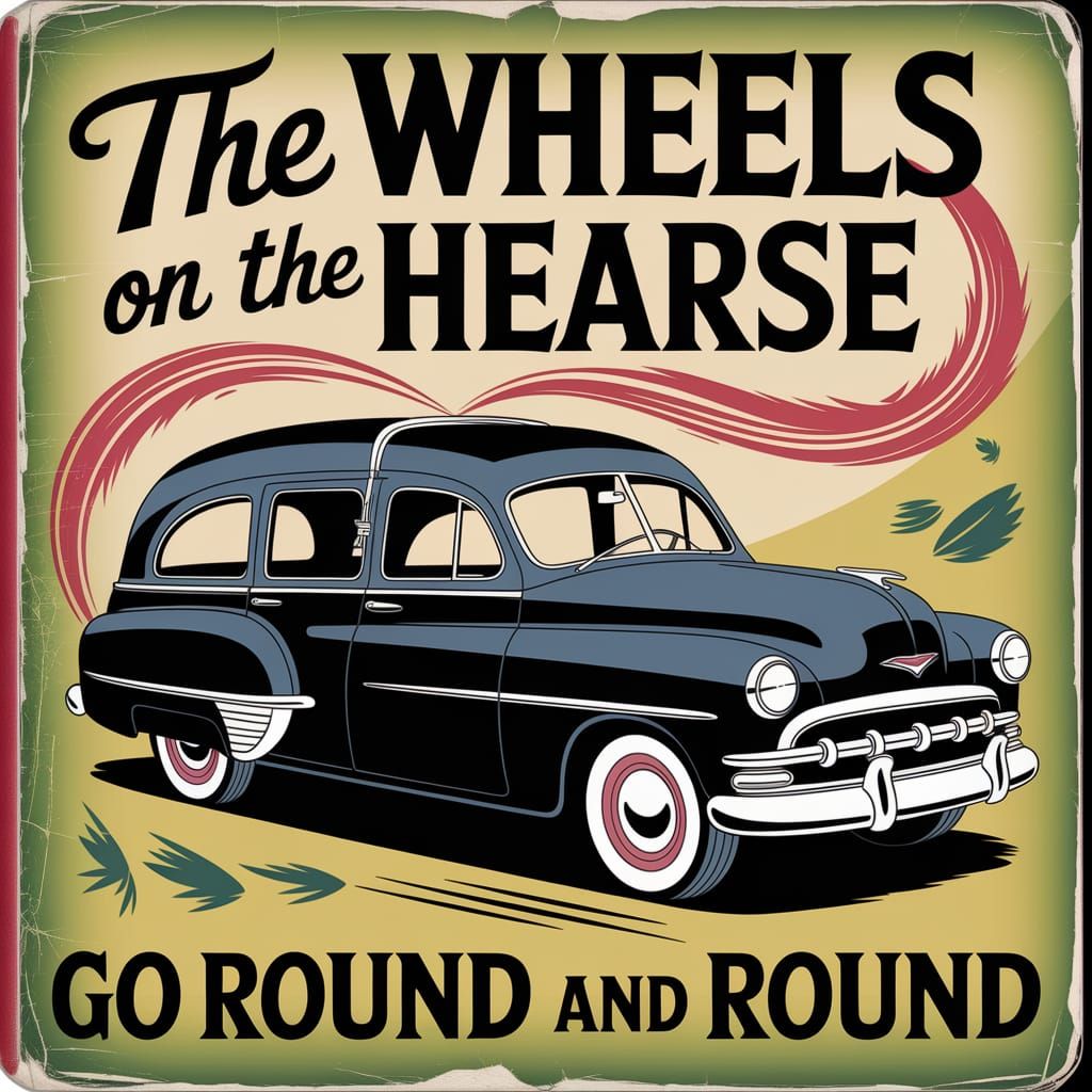 Vintage 1950s Children's Book Cover Illustration