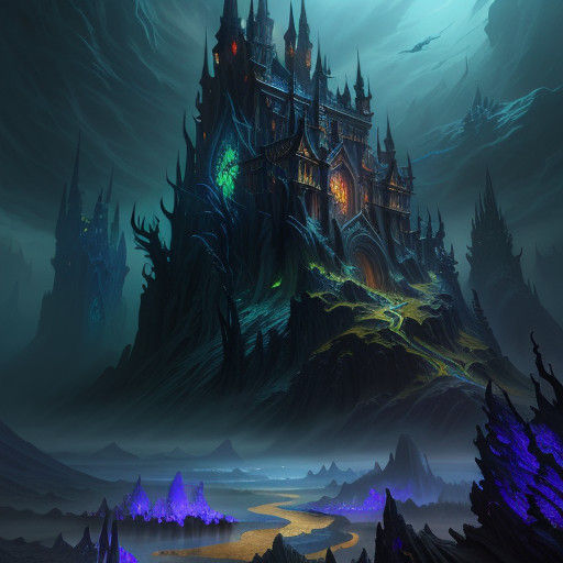 Hyperdetailed Fantasy Concept Art in Deep Color
