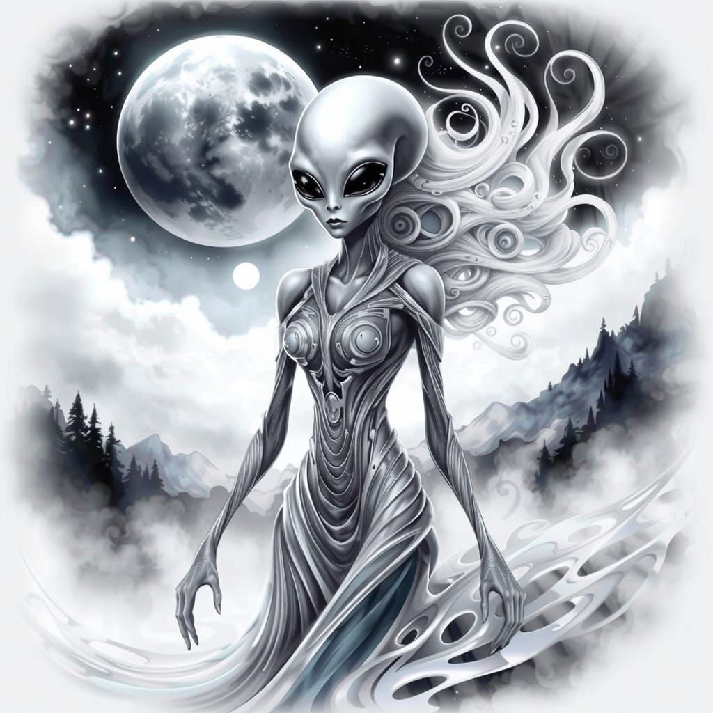 Epic Cinematic Digital Masterpiece of a Nighttime Scene