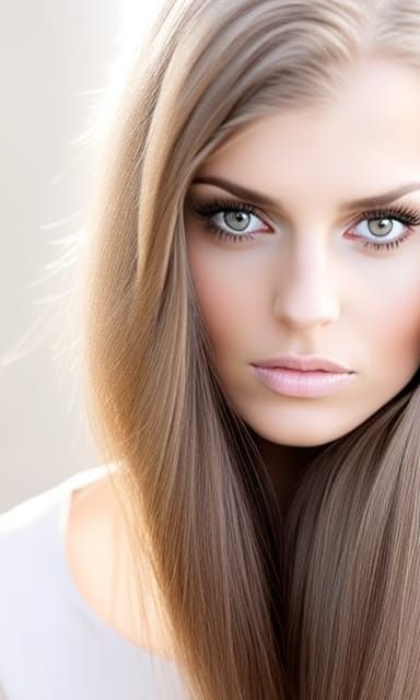 Intense Portrait with Dark Eyes, Professional Photography