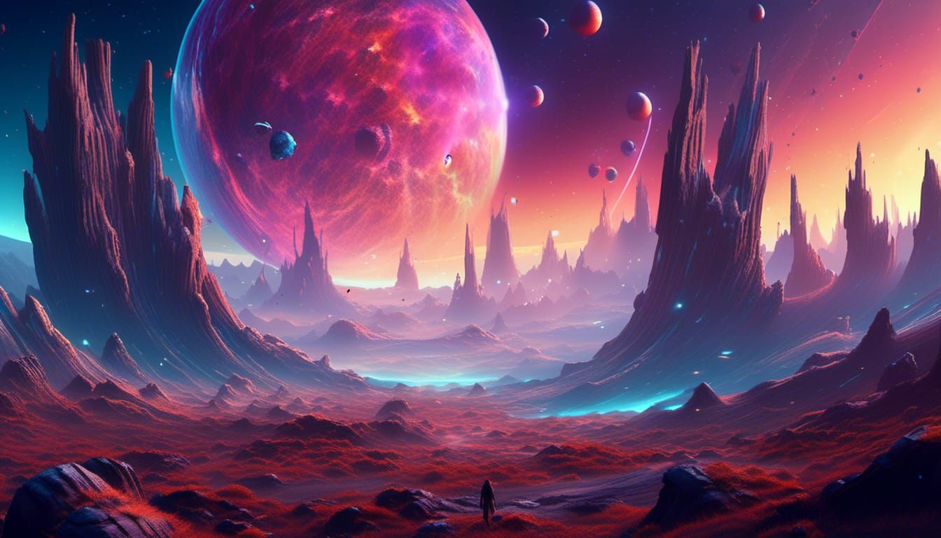 Galactic Spacescape in Unreal Engine Style