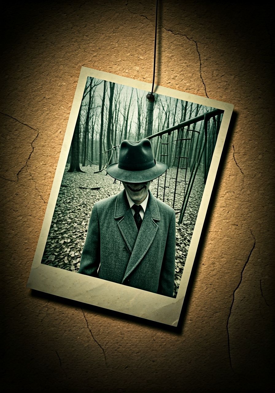 Cursed Playground Photo: The Mayor's Unsettling Smile