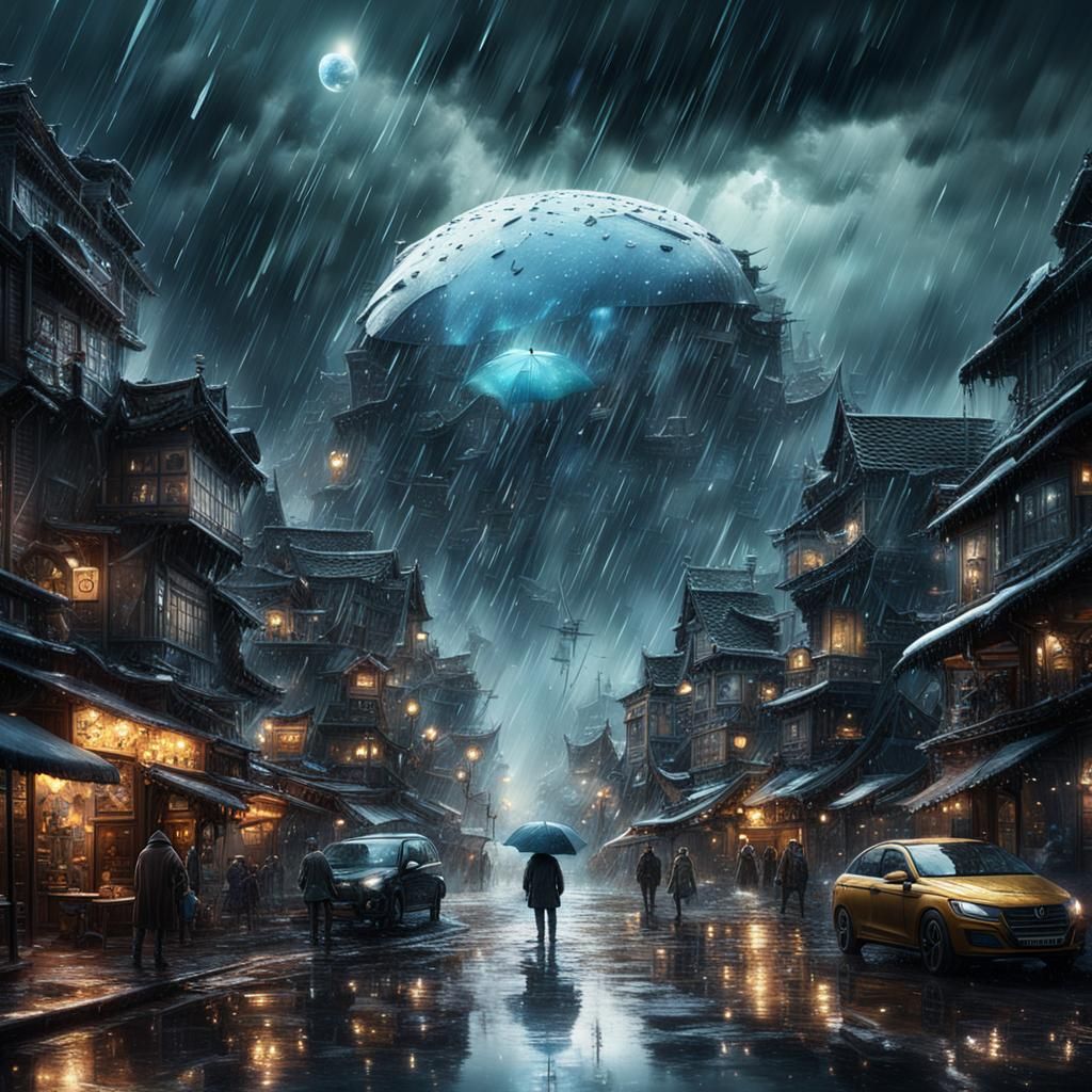 World in a Raindrop: Digital Matte Painting