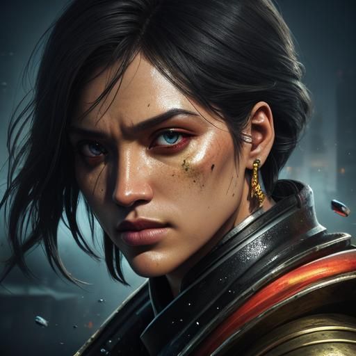 Hyperrealistic Pollution Concept Art in Splash Art Style