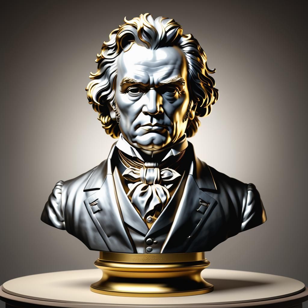 Radiance of Eternity: The Precious Bust of Beethoven III