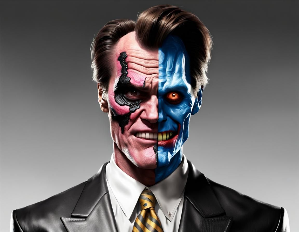 Jim Carrey as Two Face