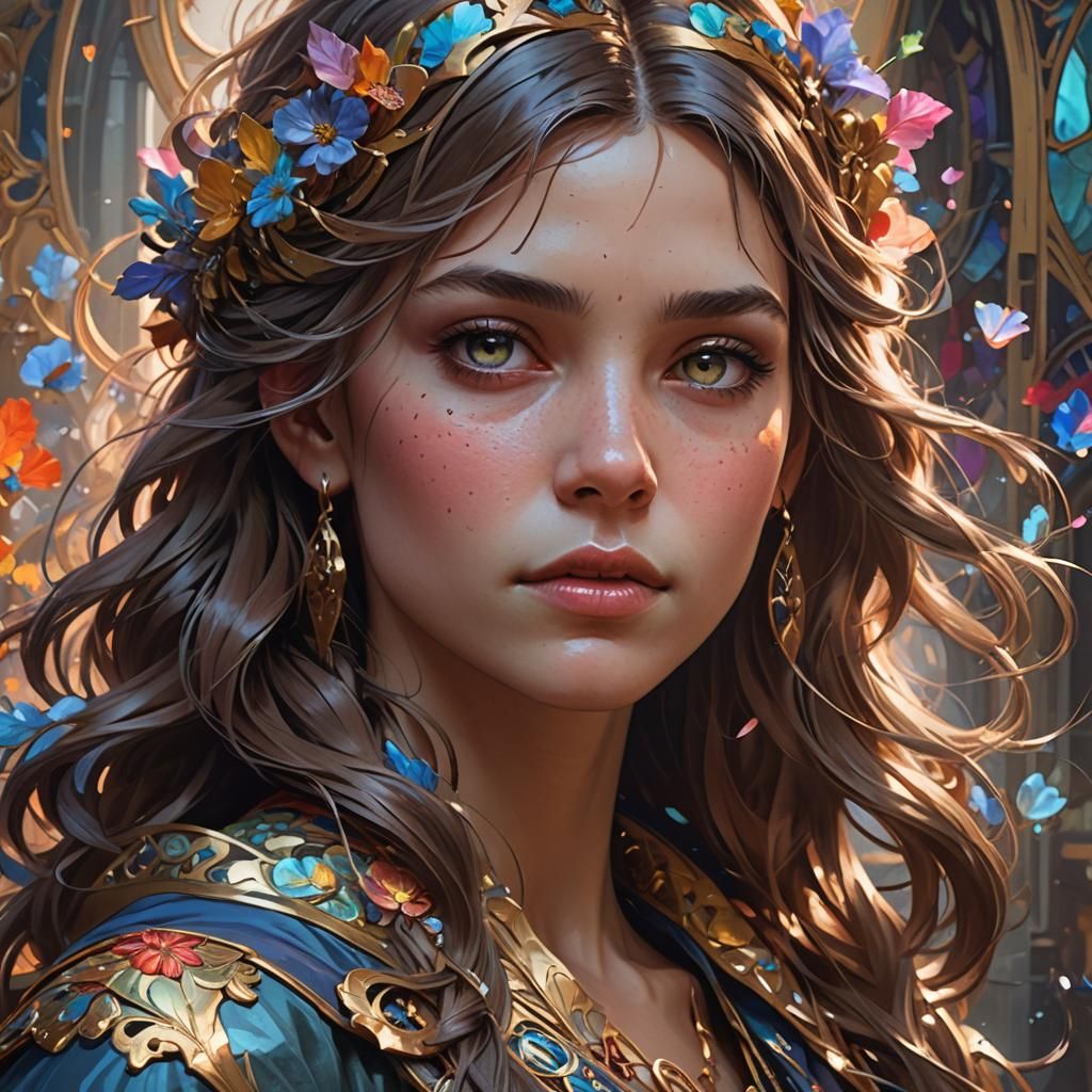 Hyperdetailed Portrait with Dynamic Lighting