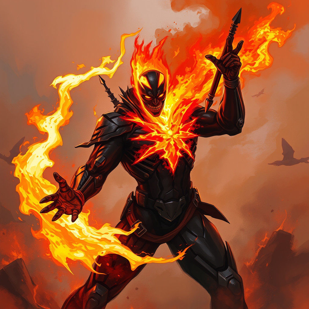 Sinister Ghost Rider Firestorm Fusion