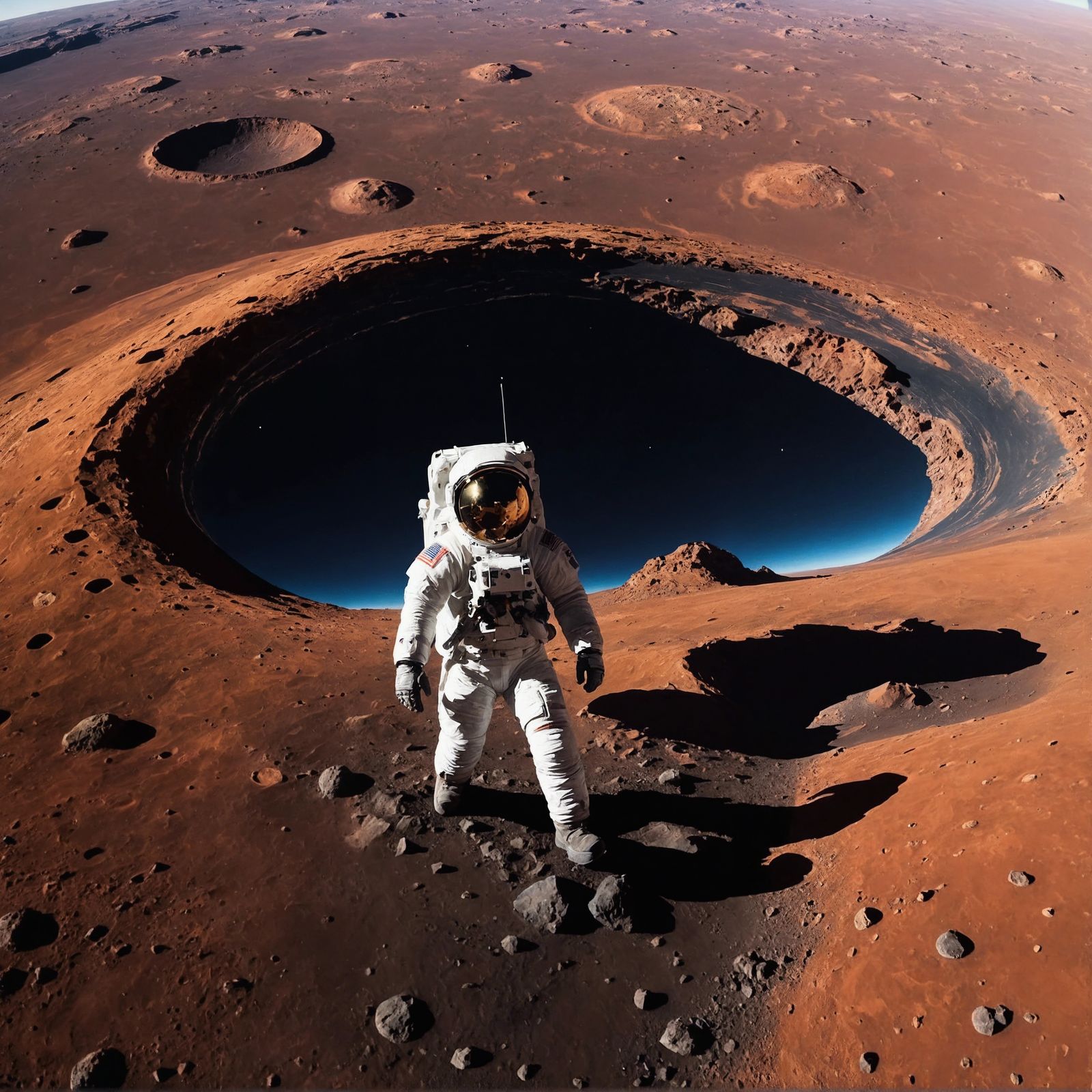 Meteor Strike on Mars