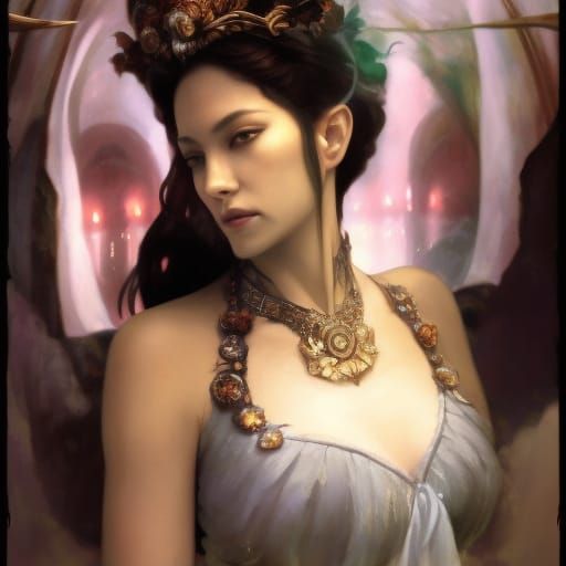 Azura, Queen of Dusk and Dawn: Detailed Portrait