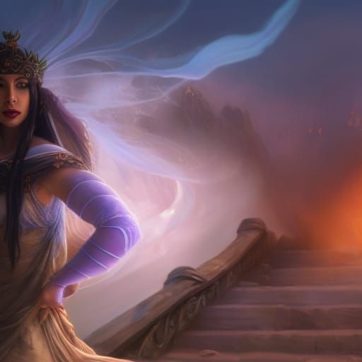 Azura, Queen of Dusk and Dawn: Detailed Portrait